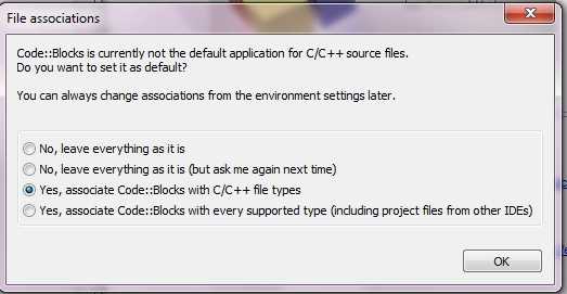 C++ file associations