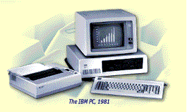 The IBM PC, 1981